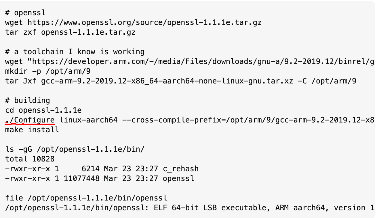 Step 1: openssl-sys